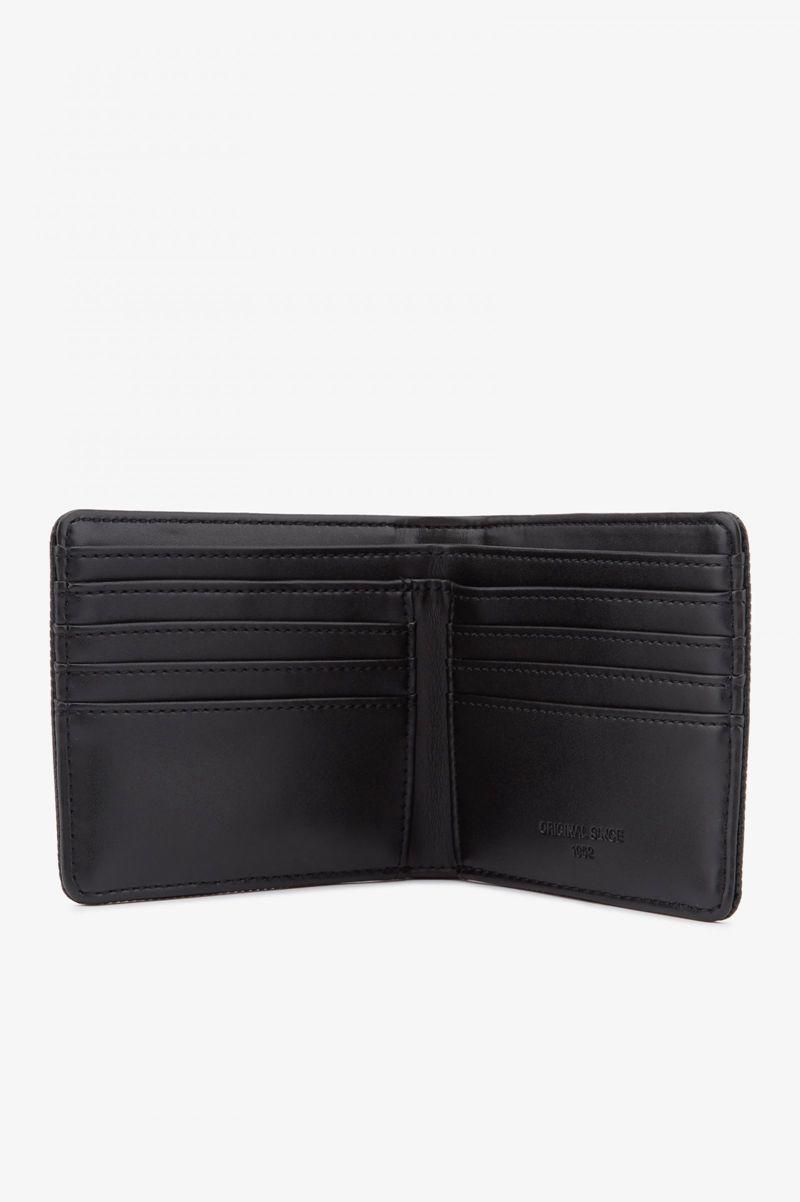 Black Fred Perry Piqué Texturd Billfold Men's Bags | PH 1051TCEV